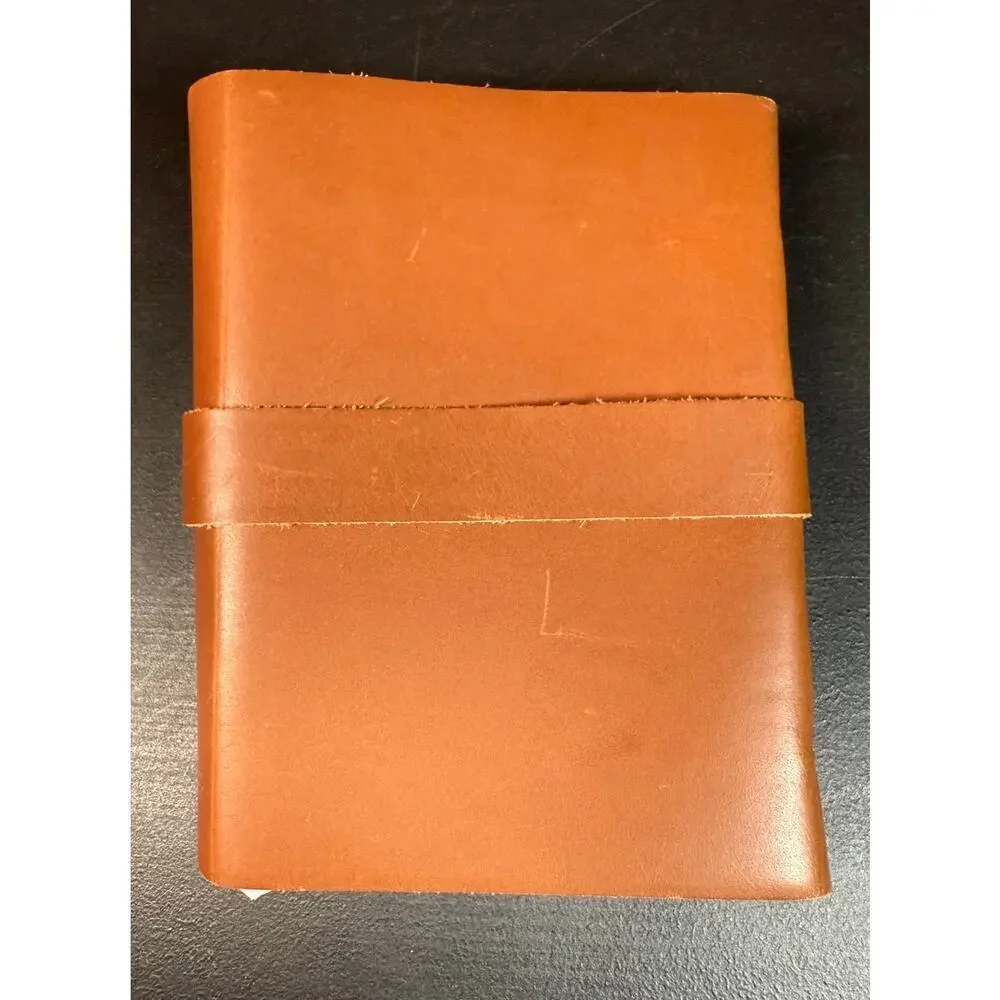 Master's Touch 5x7 Inch 80 Page Handmade Paper Sketch Book Leather Strap Holder